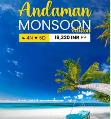 5Days  1 State  2 Cities  Andaman & Nicobar Islands Port Blair (2N) Havelock (2N)